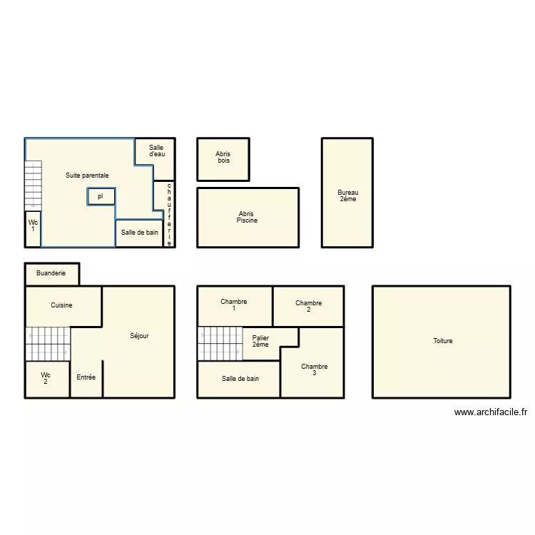 QUIMPER GALULLO. Plan de 