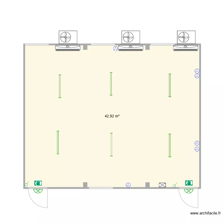 Salle de Classe Combani. Plan de 