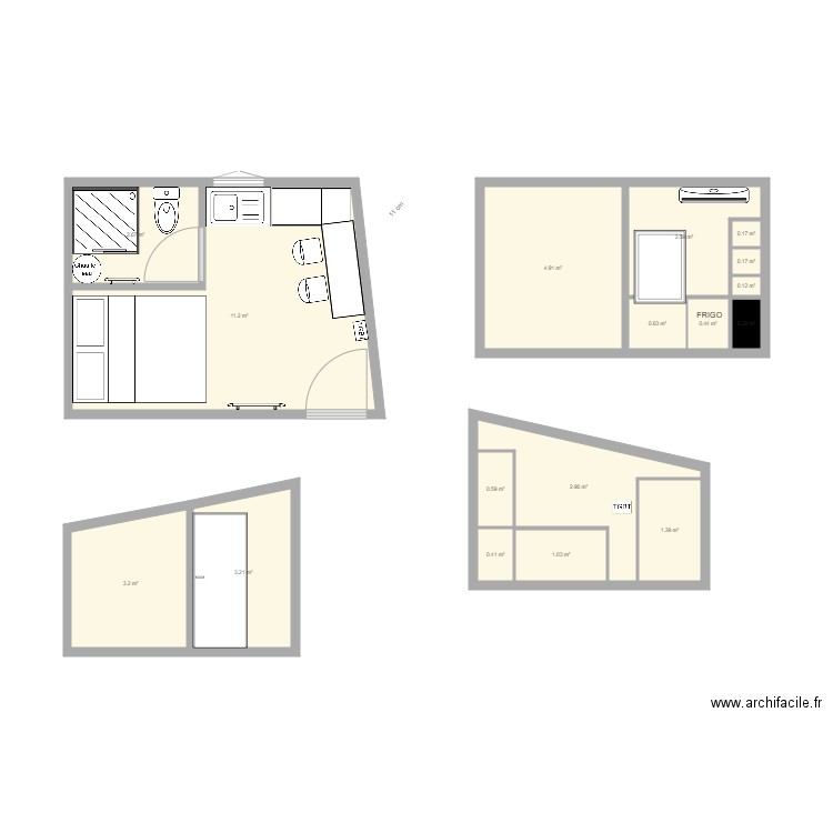 studio lioux. Plan de 0 pièce et 0 m2