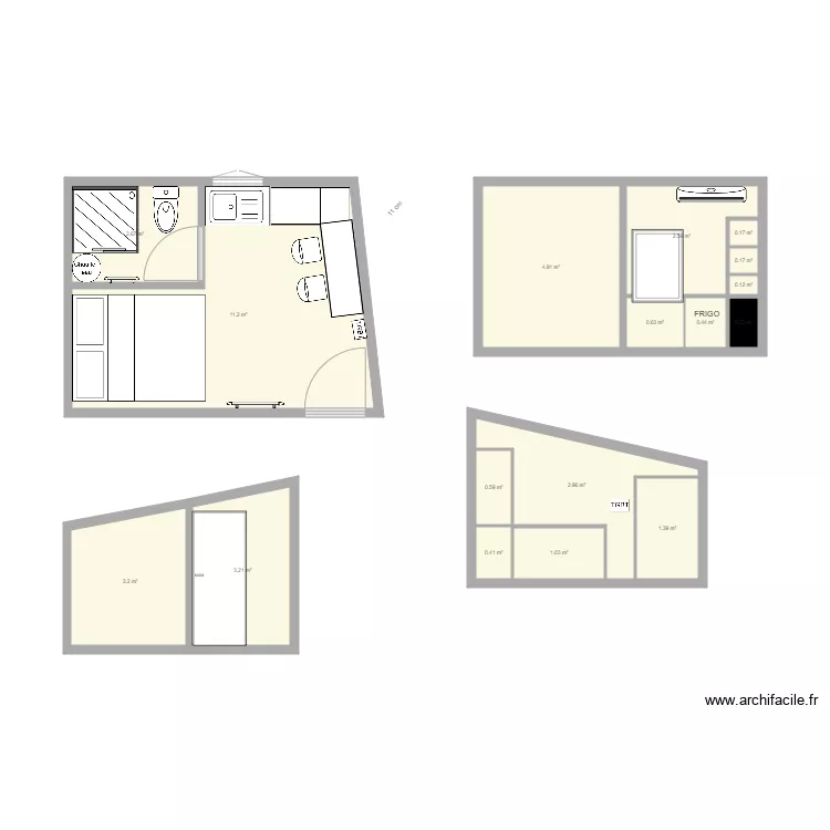 studio lioux. Plan de 