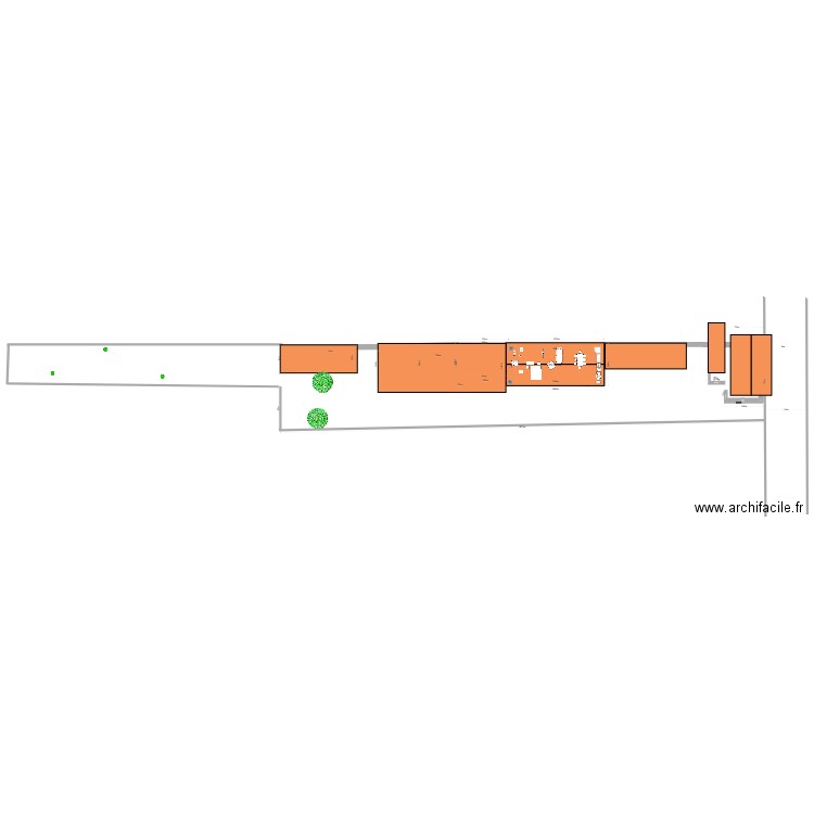 PLAN Façades 2.4. Plan de 1 pièce et 69 m2