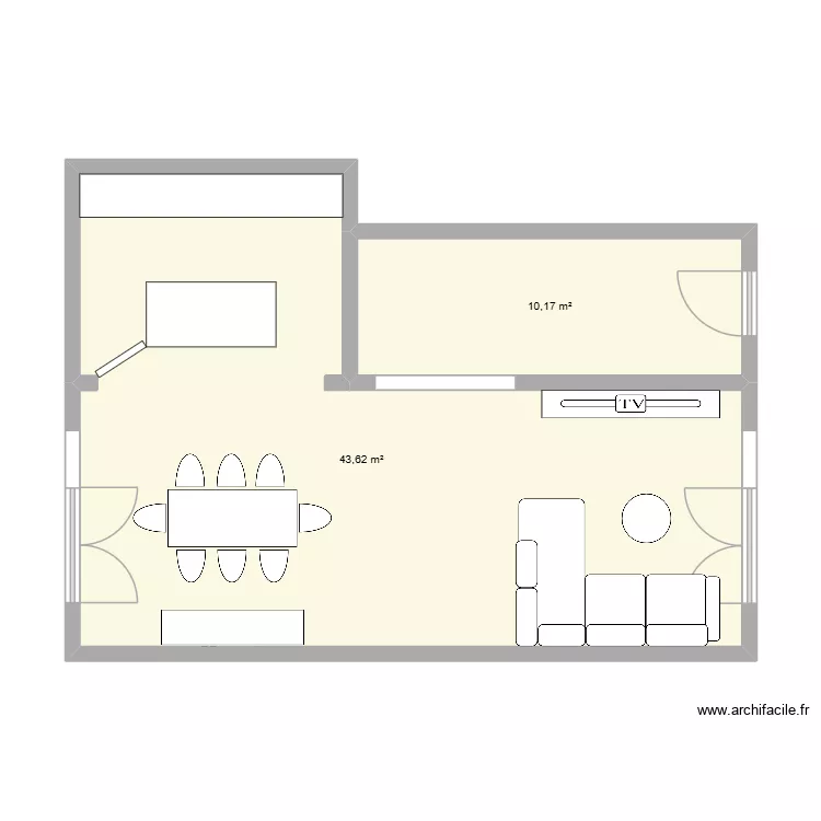 Maison HL. Plan de 