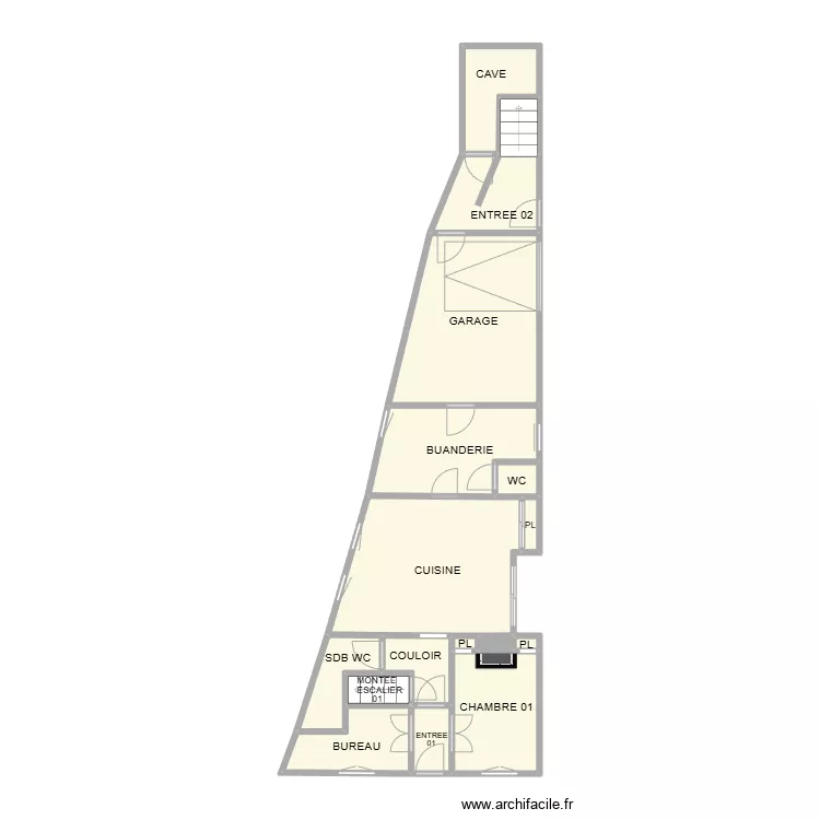 RDC VAUVERT CAPITAINE AM. Plan de 