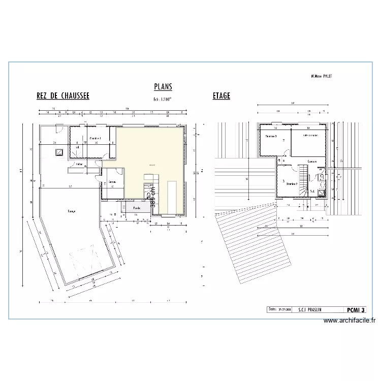 cuisine maison. Plan de cuisine maison. Plan de