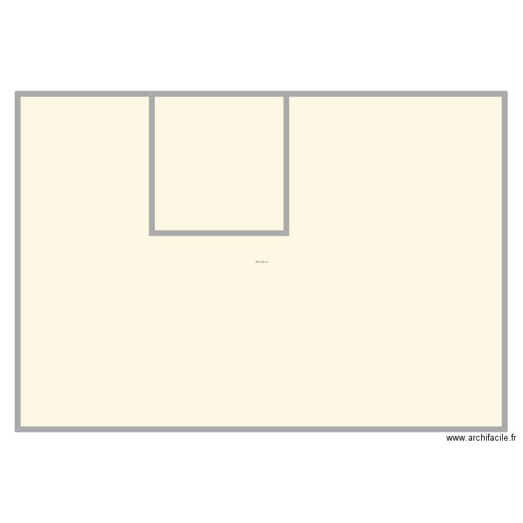 plan modifier 1. Plan de 1 pièce et 491 m2