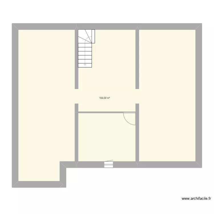 SOUS SOL DOULE LEHLEH. Plan de 1  et 102 m²