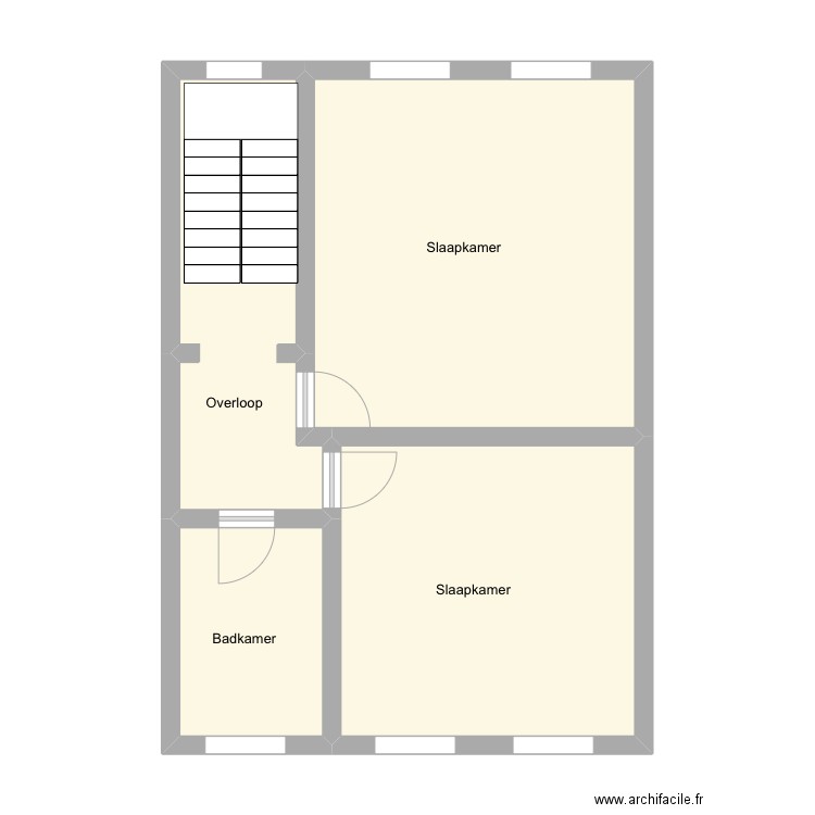 Ronse Olifantenstaraat 18 - 1e verdieping. Plan de 0 pièce et 0 m2