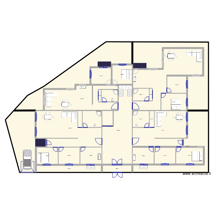billel. Plan de 17 pièces et 719 m2