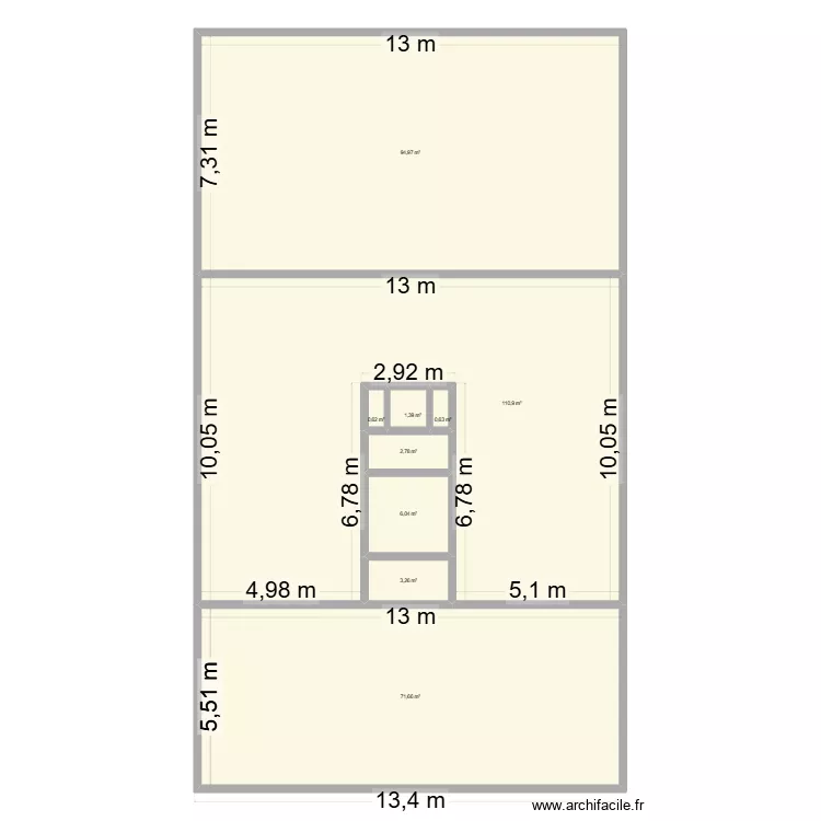 SEMER LAND 3.15 ares. Plan de 9  et 292 m²