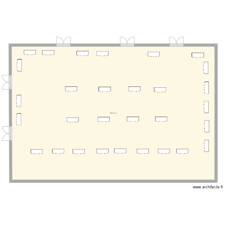 Disposition Journée des métiers. Plan de 0 pièce et 0 m2