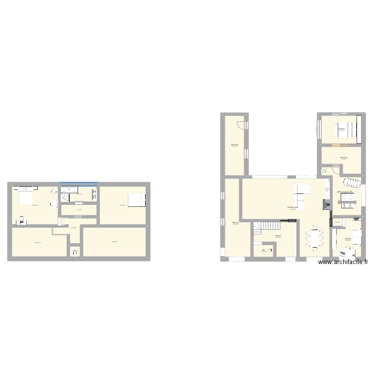 Forquepire 10 /1. Plan de 18 pièces et 241 m2