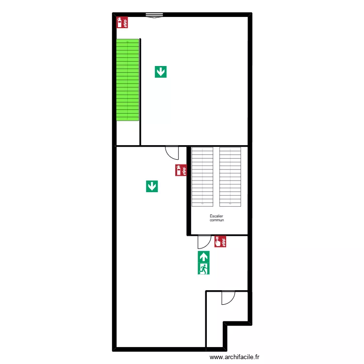 ARS 44 belsunce etage. Plan de 