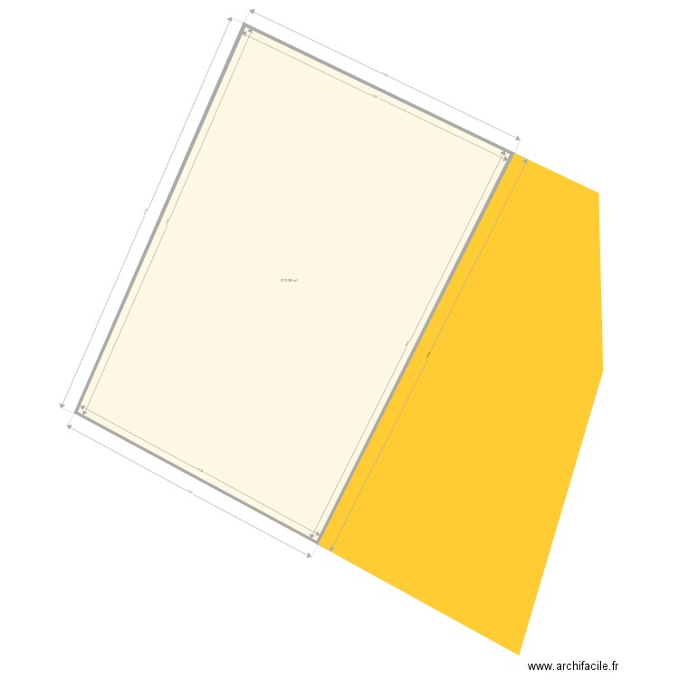 plan labo chemin batelier. Plan de 1 pièce et 211 m2