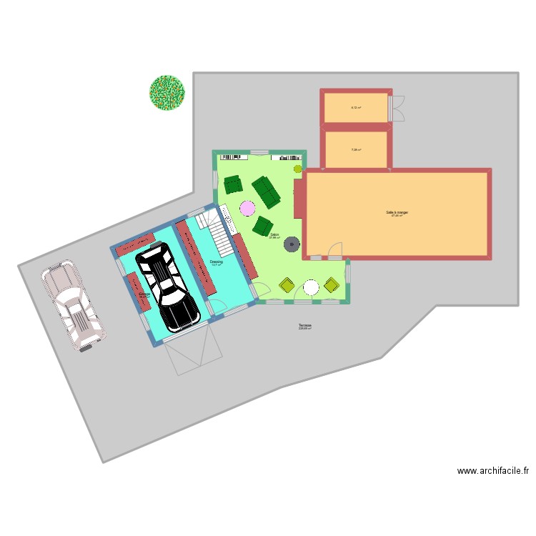 PLAN EUROMILLIONS 46. Plan de 7 pièces et 513 m2
