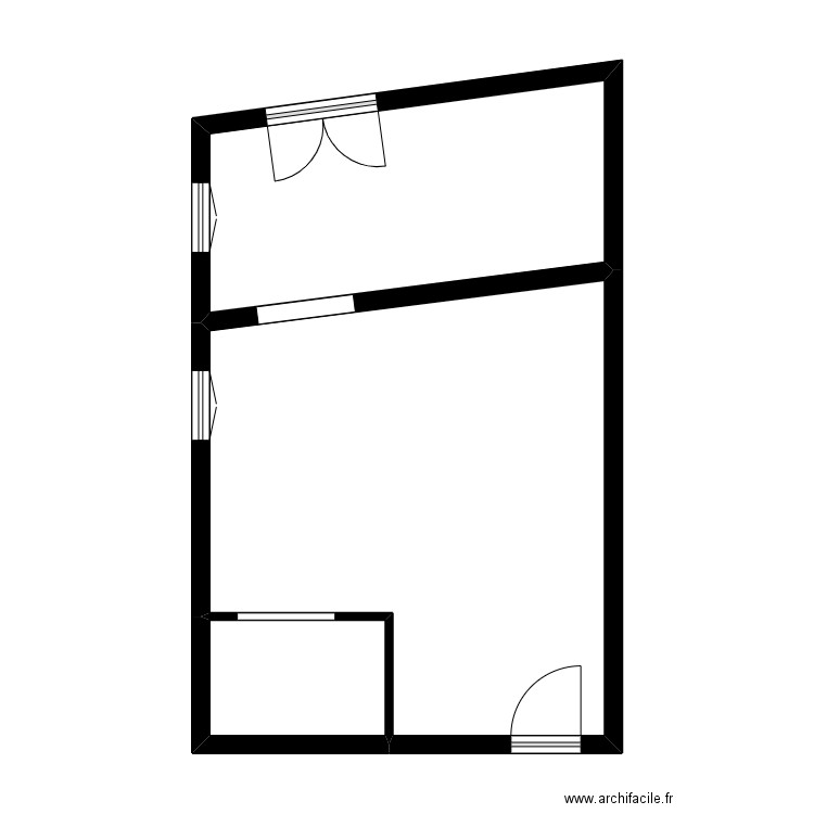 AMIOT 12. Plan de 3 pièces et 49 m2