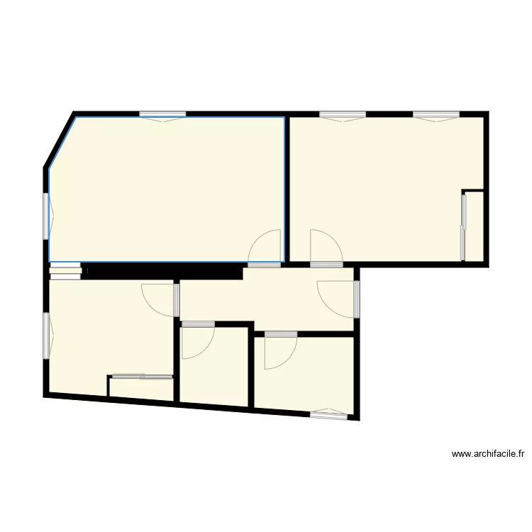 49, cours carnot 1er &eacute;tage gauche. Plan de 