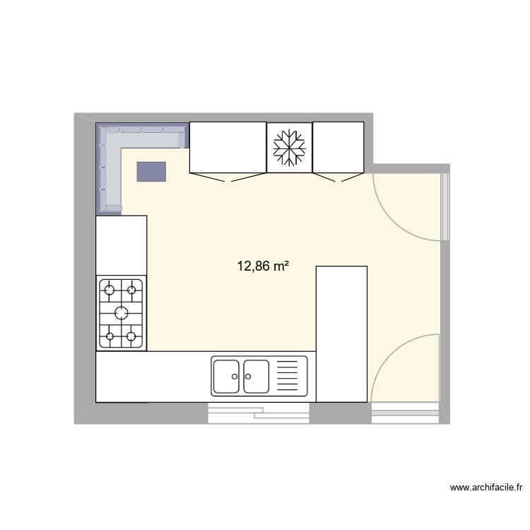 koujina 2. Plan de 0 pièce et 0 m2