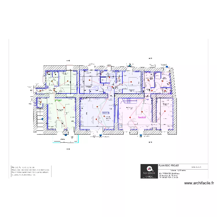 pessard rdc. Plan de 
