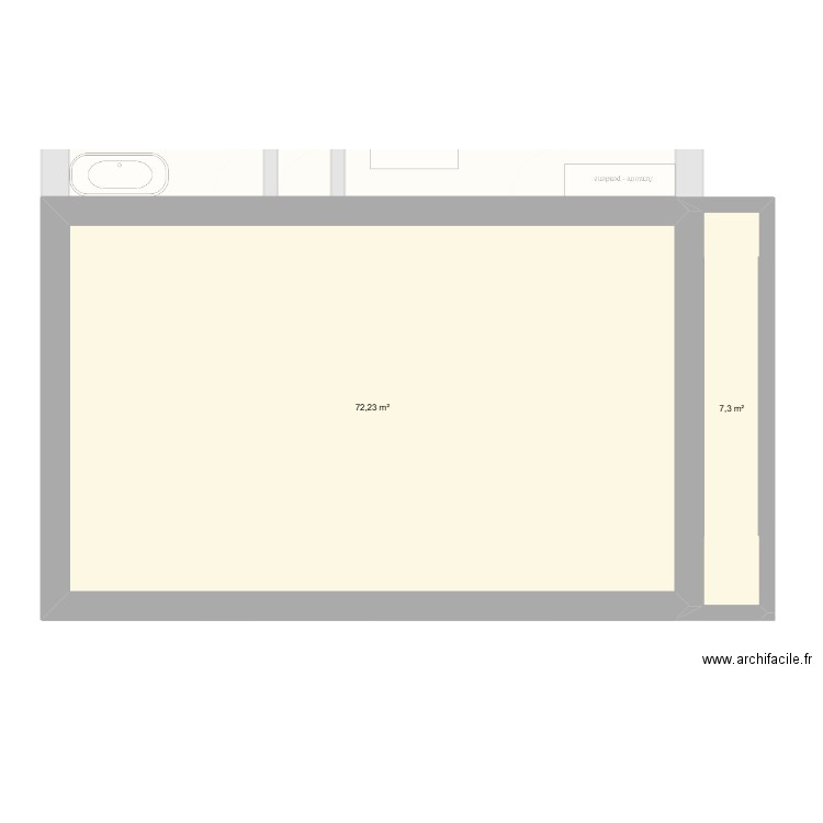 Les Jaquelots proposition 2. Plan de 7 pièces et 185 m2
