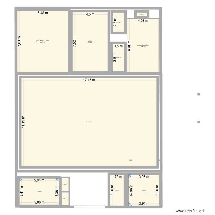 garage. Plan de 0 pièce et 0 m2