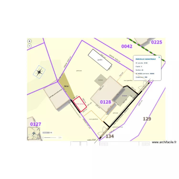 plan masse DP2.. Plan de 