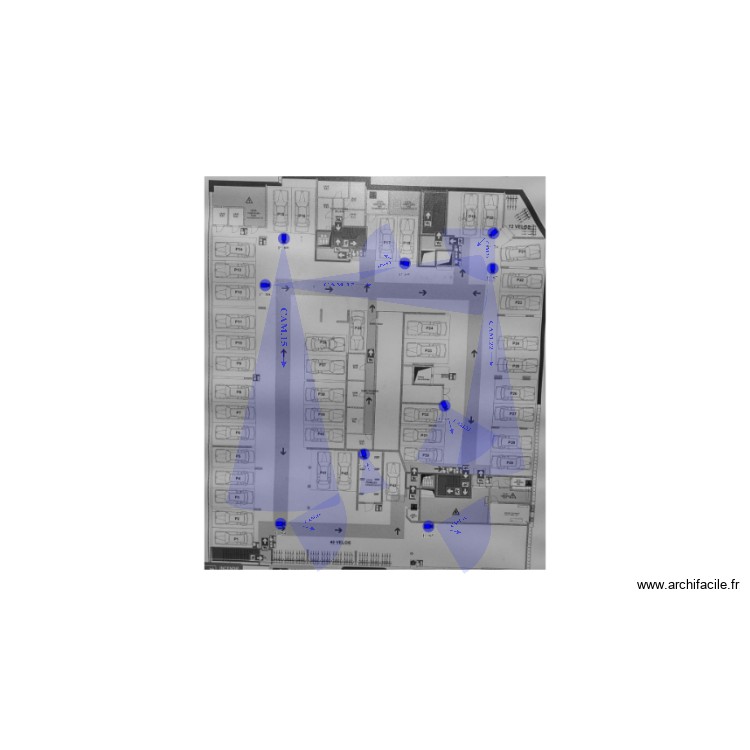 Parking CAULIER. Plan de 0 pièce et 0 m2