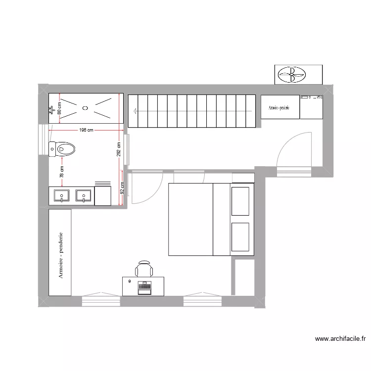 Melandrelle 1er. Plan de Melandrelle 1er. Plan de