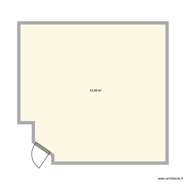 Plan Eco Lavage Avant Travaux. Plan de 0 pièce et 0 m2