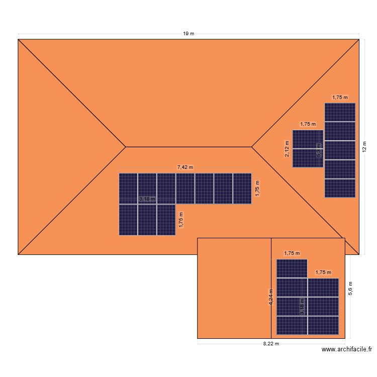 hubert. Plan de 0 pièce et 0 m2