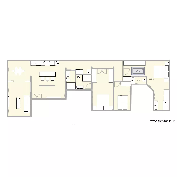 fernan Gonzalez 19   8. Plan de 7  et 107 m²