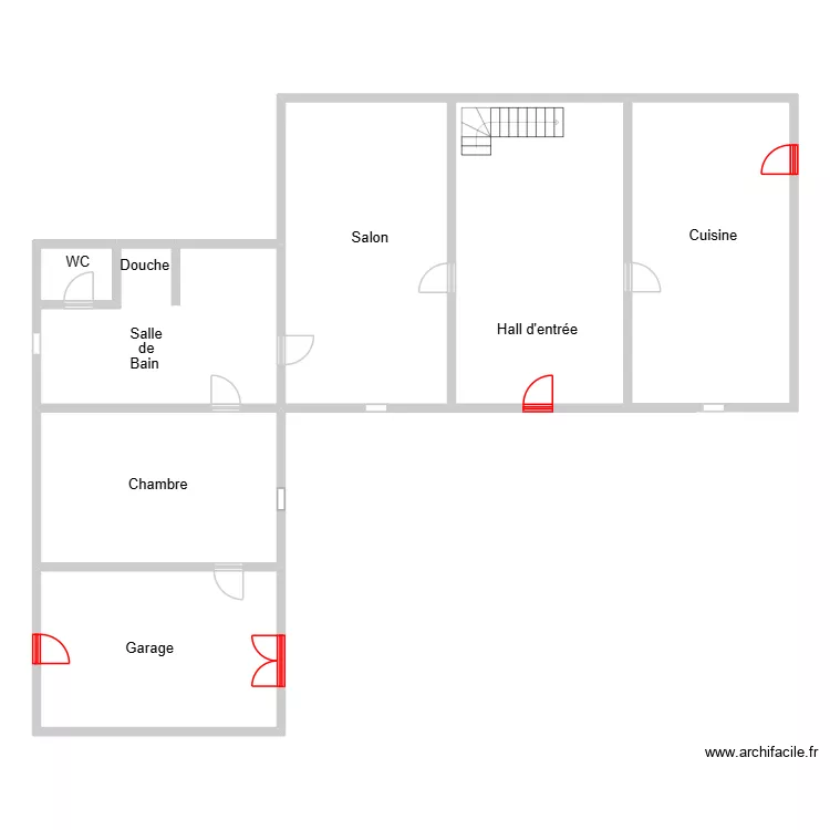 Plan_Carralot. Plan de 5  et 157 m²