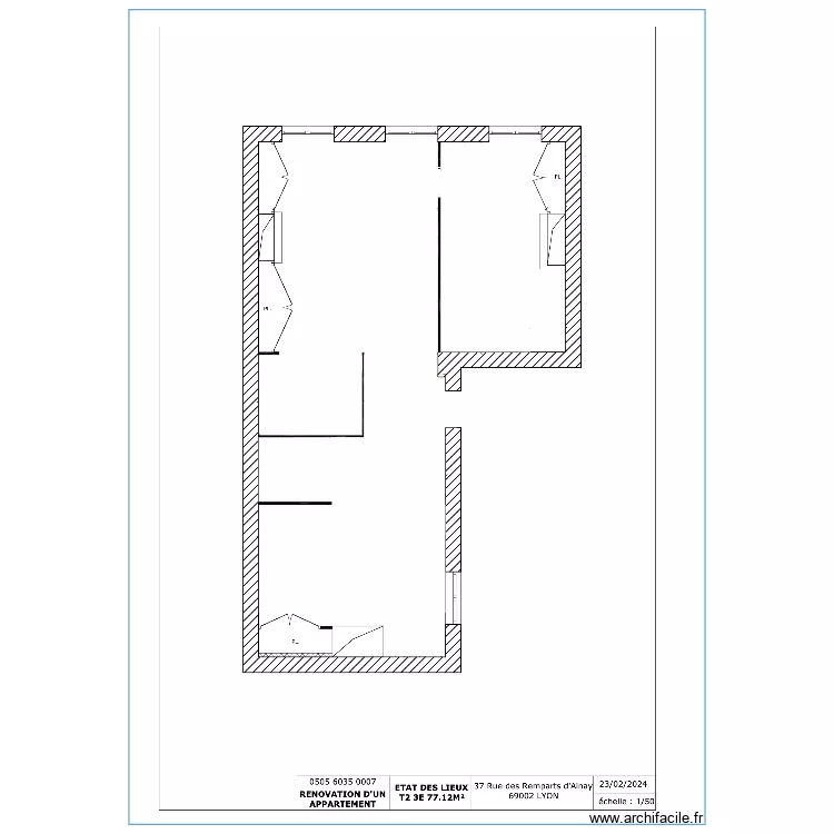 RIX 3 vierge. Plan de RIX 3 vierge. Plan de
