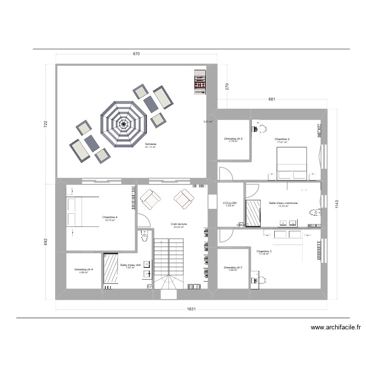 HAUT 2. Plan de 0 pièce et 0 m2