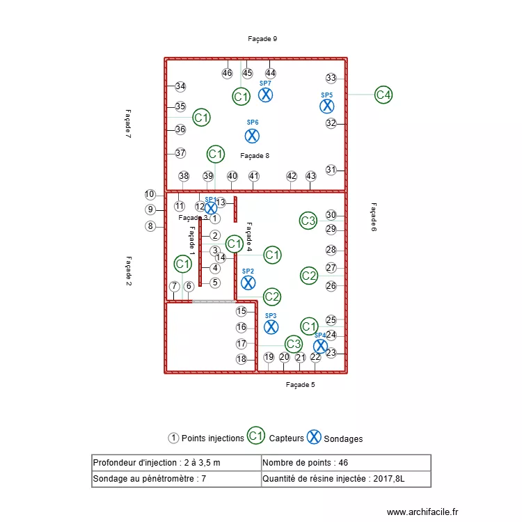 HIF. Plan de 3 et 45 m² HIF. Plan de 3 et 45 m²