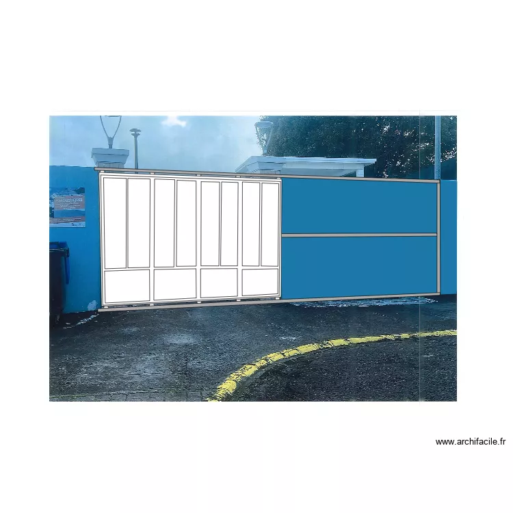 Acc&egrave;s 1 cimet&egrave;re du bourg . Plan de 