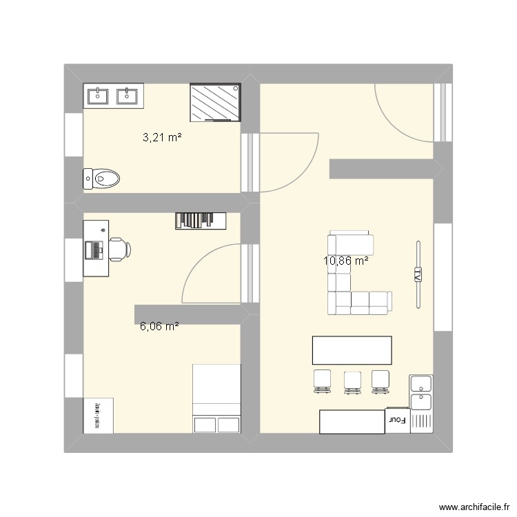 vivre dans une boite theo dcp. Plan de 0 pièce et 0 m2