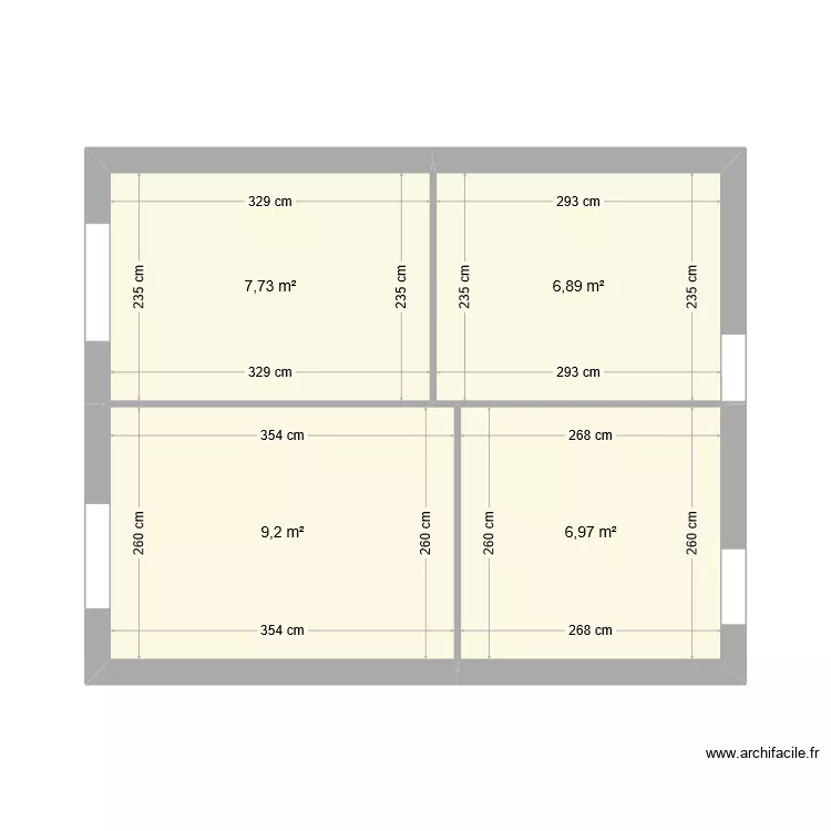 Goutarel - EDL RDC. Plan de 