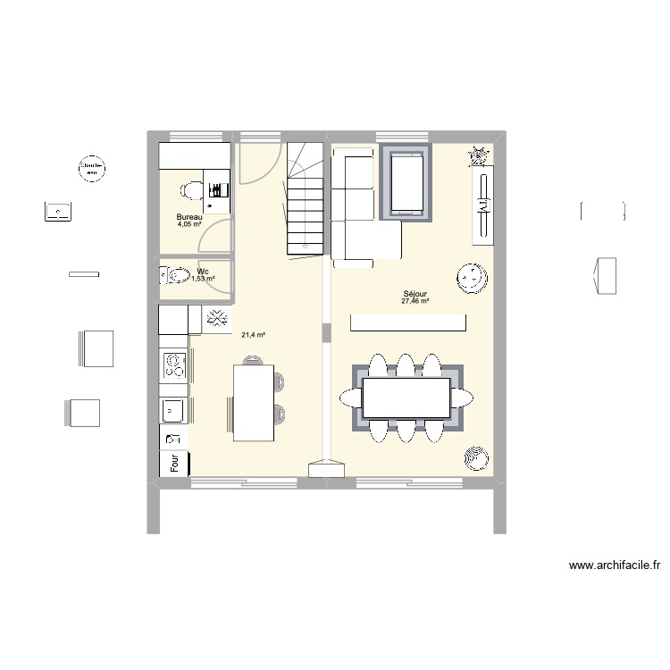 Maison Projet 21. Plan de 0 pièce et 0 m2