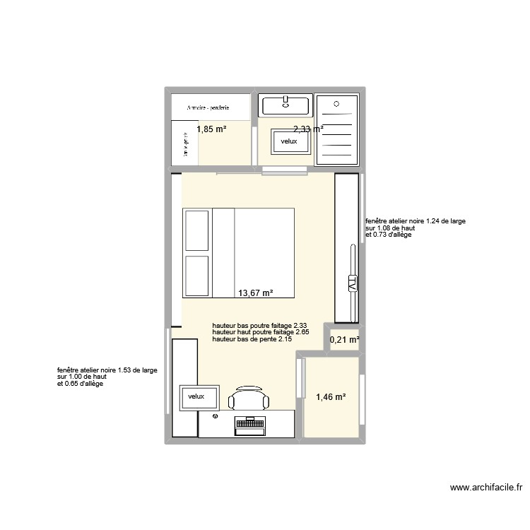 julie sigean. Plan de 0 pièce et 0 m2