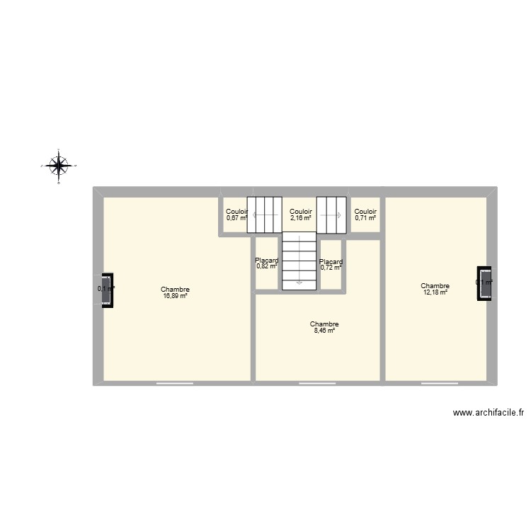 DELISSCHE. Plan de 10 pièces et 43 m2