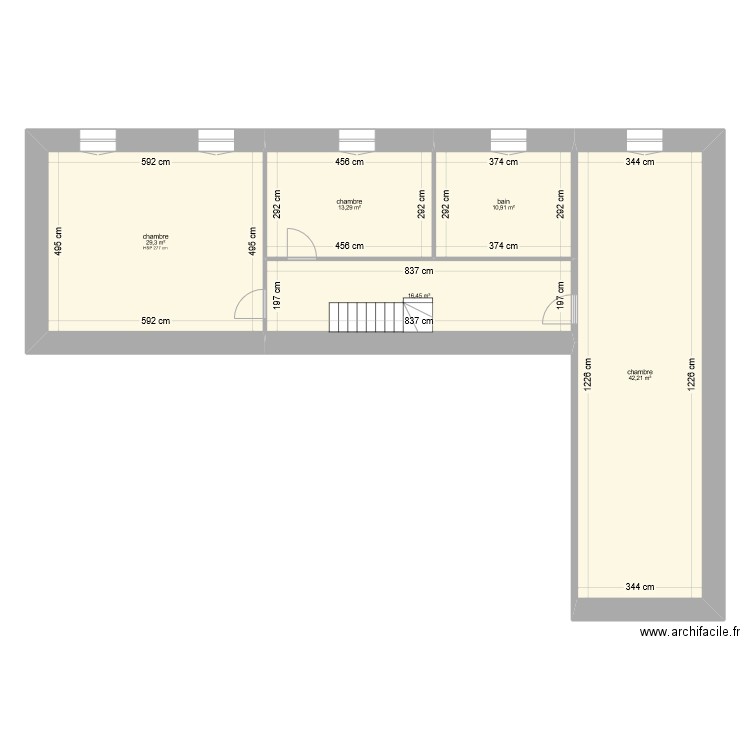 LAUBENT Emilie étage. Plan de 0 pièce et 0 m2