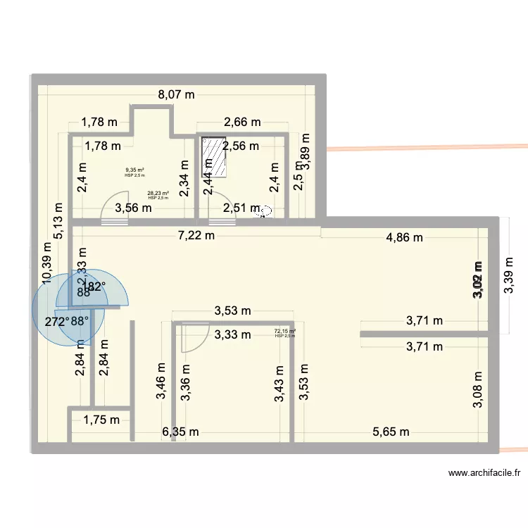 desperet 3 niveaux modifi&eacute;1. Plan de 14  et 330 m²