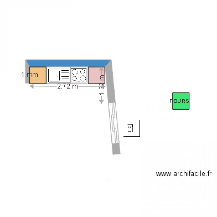cuisine projet 2. Plan de 0 pièce et 0 m2