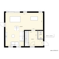 Maison 8,50 x 7,5 robin