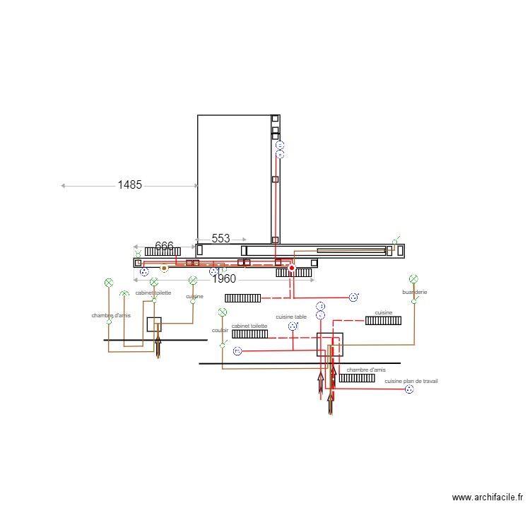 elec. Plan de 0 pièce et 0 m2