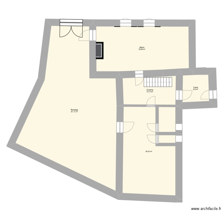 Boyals v1. Plan de 12 pièces et 352 m2
