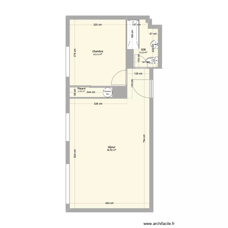 Blasco - EDL. Plan de 6  et 49 m²