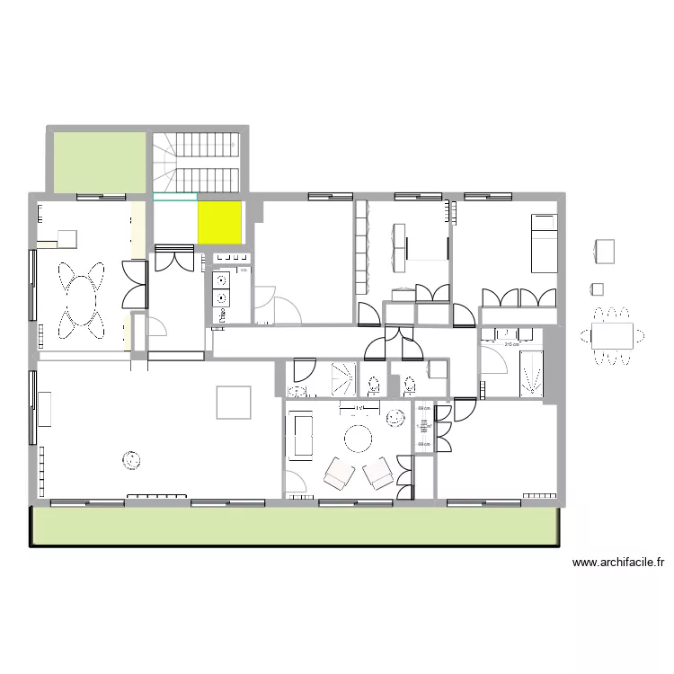 Appartement Enghien Mora variante 2. Plan de 