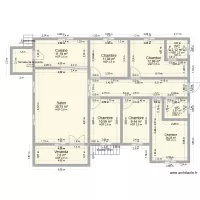 Villa Kaffo de 14*11,48 = 160,78 m2 avec la terrasse de la cuisine