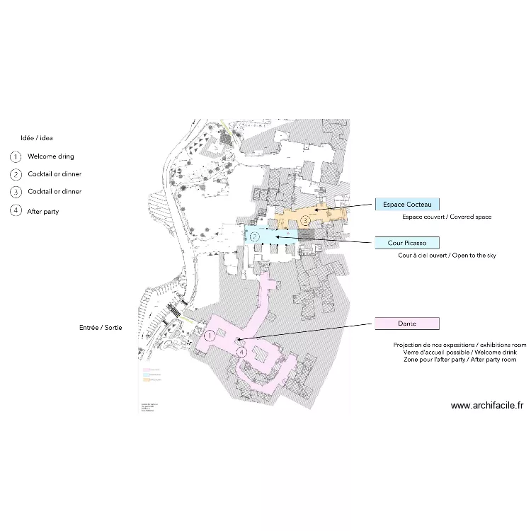 PLAN CARREIRE DE LUMI&Egrave;RE V1. Plan de 